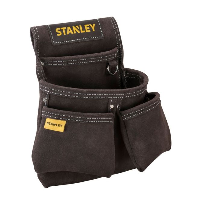 STANLEY - Suport de scule din piele pentru curea cu 3 buzunare [STST1-80116]