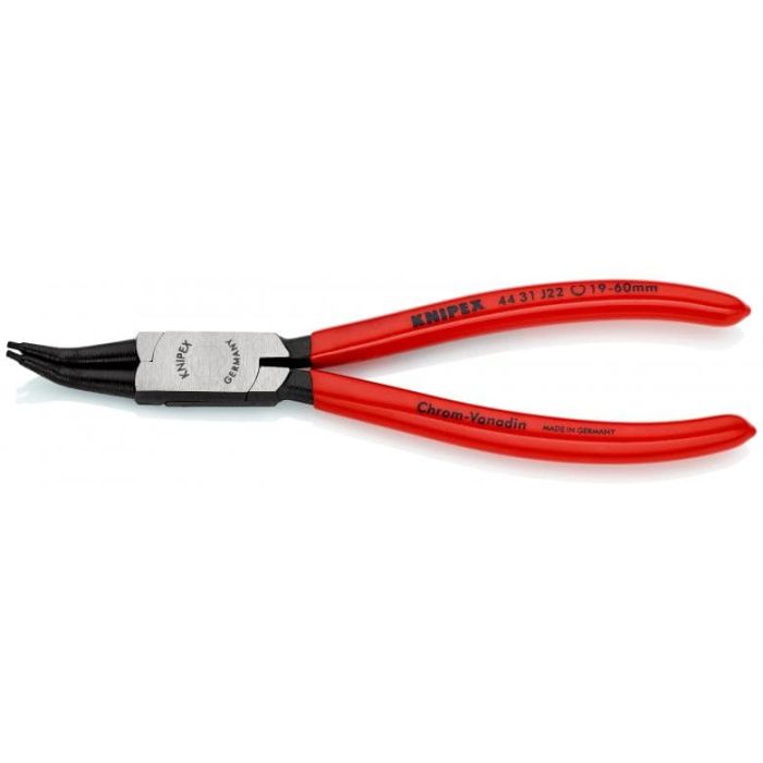 KNIPEX - Cleste pentru sigurante interioare cu varfuri indoite la 45° 19-60 mm [4431J22]