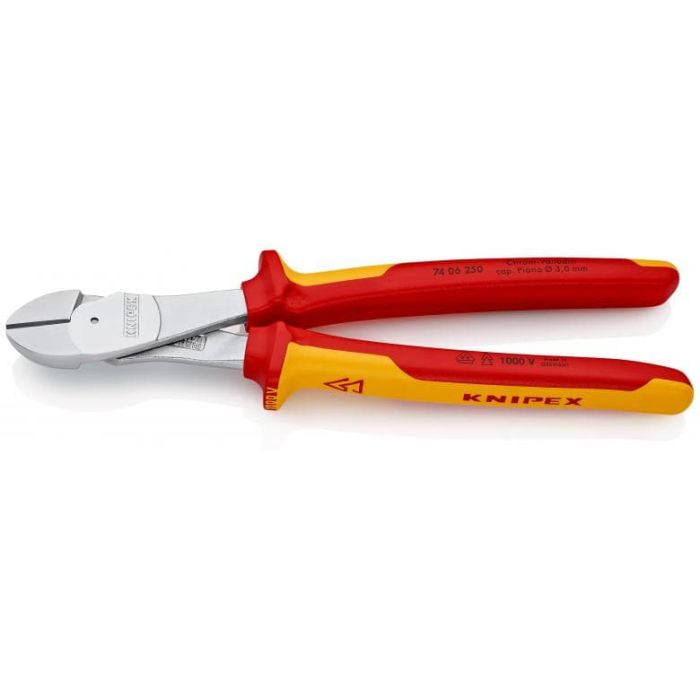 KNIPEX - Cleste pentru taiat lateral (sfic) 250 mm VDE [7406250]