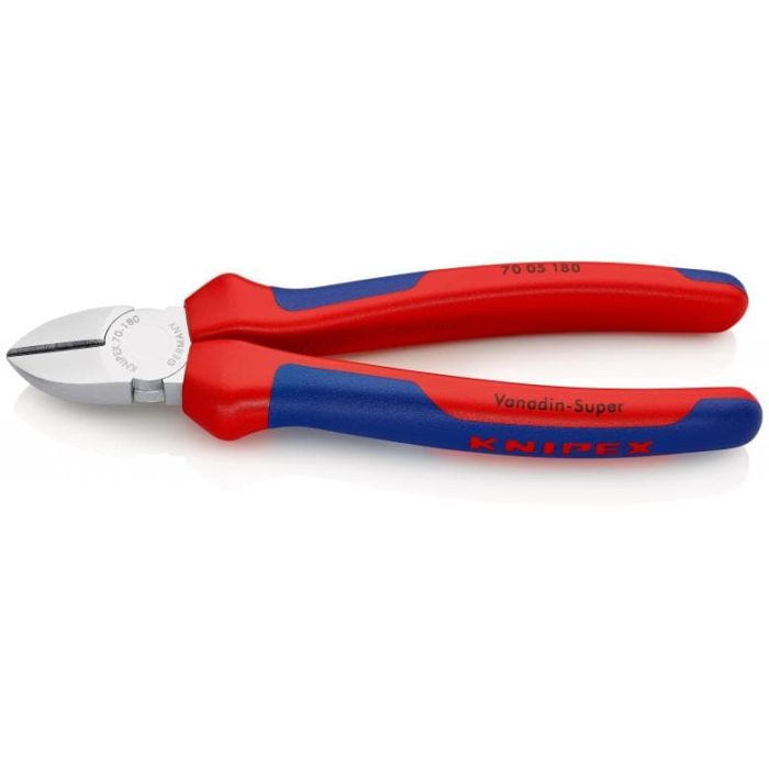 Knipex - Cleste cromat pentru taiere cu maner multicomponent Knipex 180 mm [7005180]