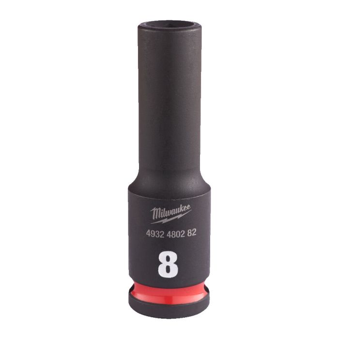 Milwaukee - Cheie tubulara impact Shockwave 3/8", lunga, 8 mm [4932480282]