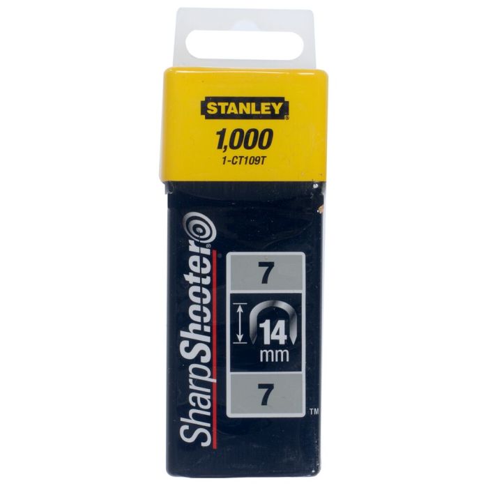 STANLEY - Pachet 1000 capse pentru cablu 14mm [1-CT109T]