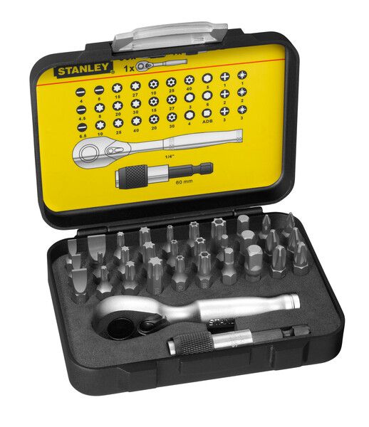 STANLEY - Set de insurubat 1/4" /32 piese [1-13-904]