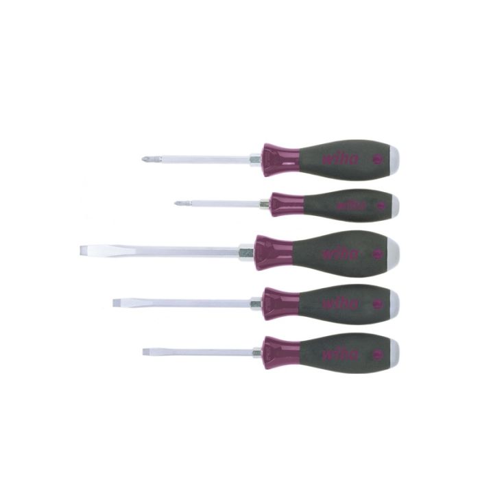 wiha - Set surubelnite drepte si Philips cu lama hexagonala, 5 piese [WH29138]