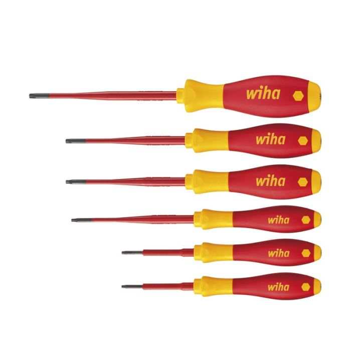 wiha - Set de surubelnite electricieni, SoftFinish, Torx, 6 piese [WH36558]