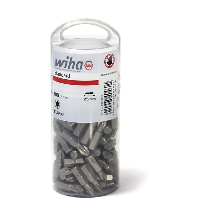 wiha - Set Bit 25mm Torx (T30), 1/4, 100 bucati [WH40465]