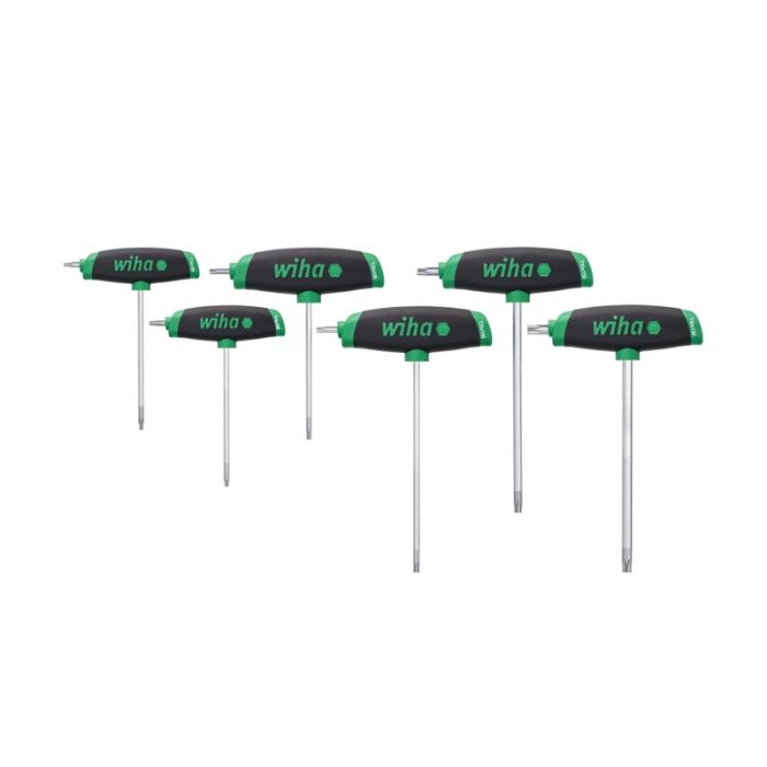 wiha - Set cheie Torx in L, ComfortGrip, placate cu crom mat, 6 piese [WH45622]