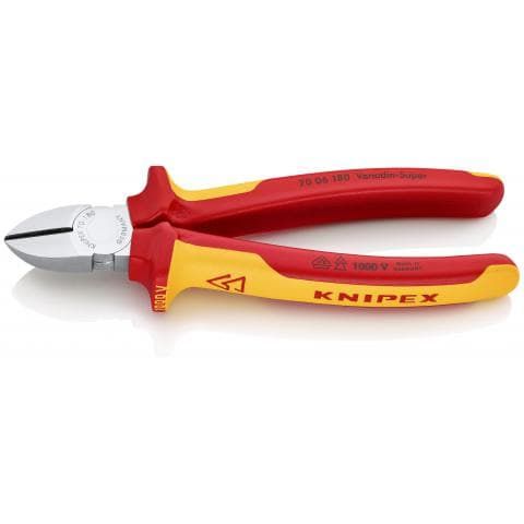 KNIPEX - Sfic de taiere VDE blister 180 mm [7006180SB]