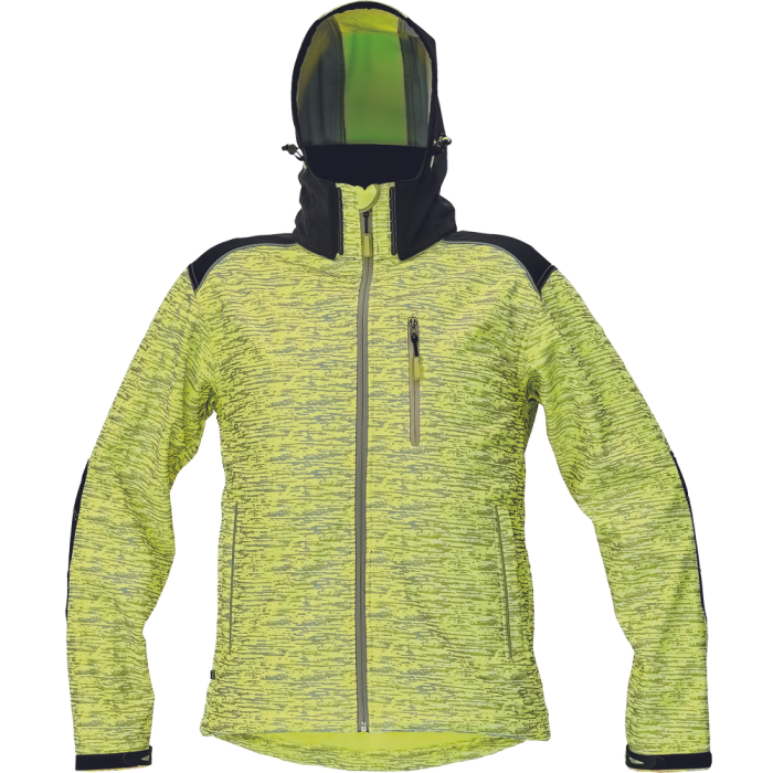 CERVA - Jacheta softshell KNOXFIELD, galben,a mas. L [0301047370003]