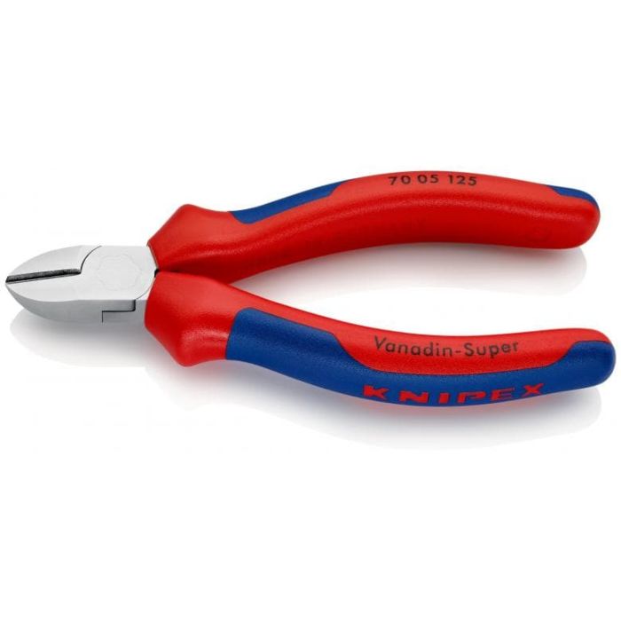 KNIPEX - Cleste cromat pentru taiere cu maner multicomponent KNIPEX 125 mm [7005125]