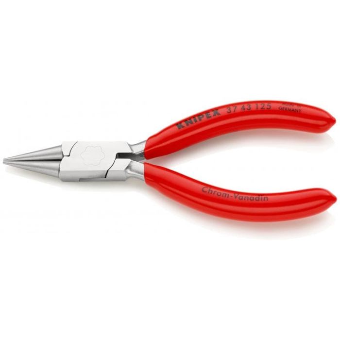 Knipex - Cleste cromat de prindere cu falci rotunde si ascutite 125 mm [3743125]