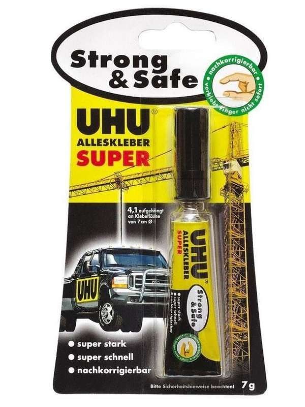 UHU - Adeziv universal Super Strong&Safe 7g, 46960 [771007]