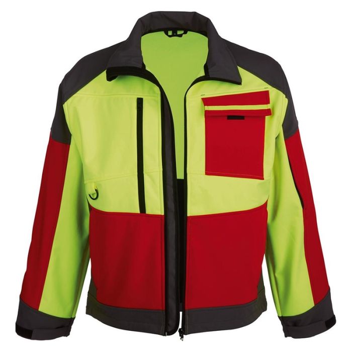 Watex - Jacheta softshell JACK, rosu/gri/galben, mas. M [8-6330WX/M]