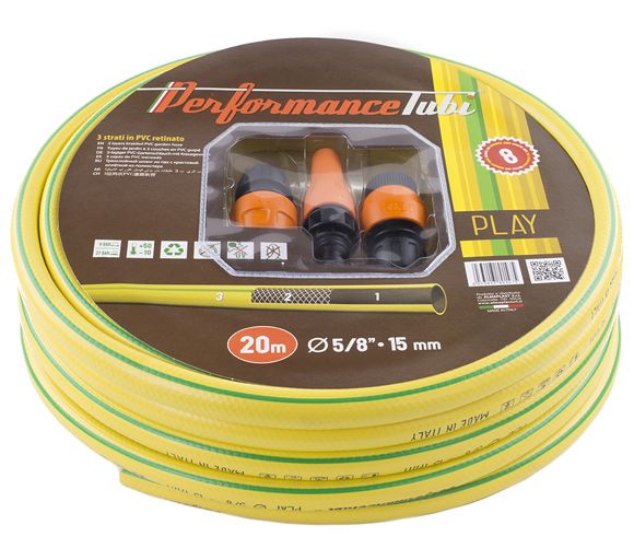 ALMAPlast - Furtun PLAY 5/8"-15mm, 20m + KIT [00205150200]