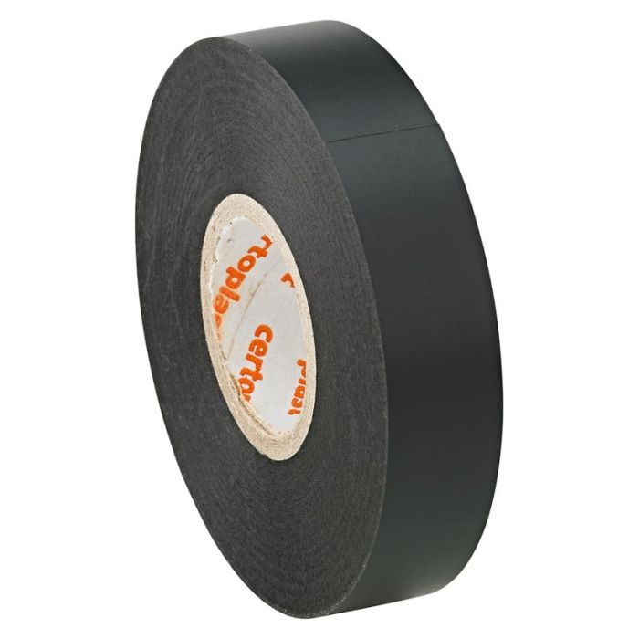 certoplast - Banda izolatoare standard, negru, 15mm, 25m [60100783]