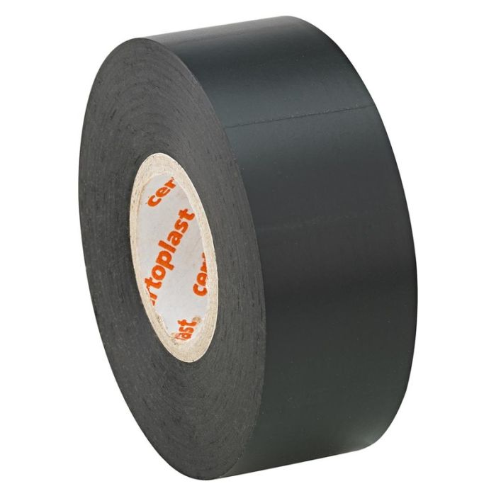 certoplast - Banda izolatoare standard, negru, 25mm, 25m [60100098]