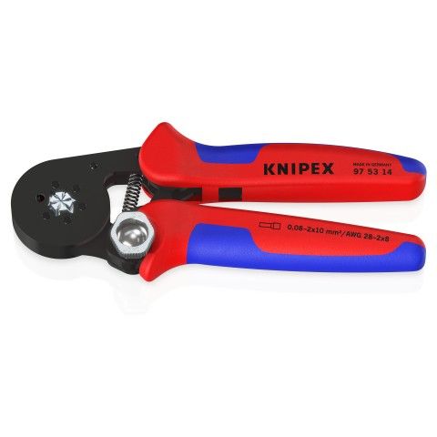 KNIPEX - Cleste de sertizat ferule cu autoreglaj 0.08-10 mm² [975314SB]