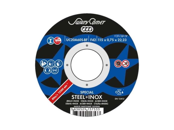 Weiler - Disc abraziv debitare pentru metal+inox Special, 115x0.75mm [U11507522M]