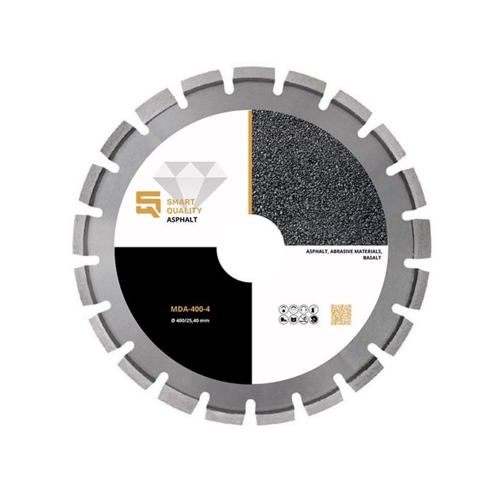 SQ - Disc diamantat Asphalt 300x25,4mm pentru asfalt si materiale abrazive [MDA-300-4]