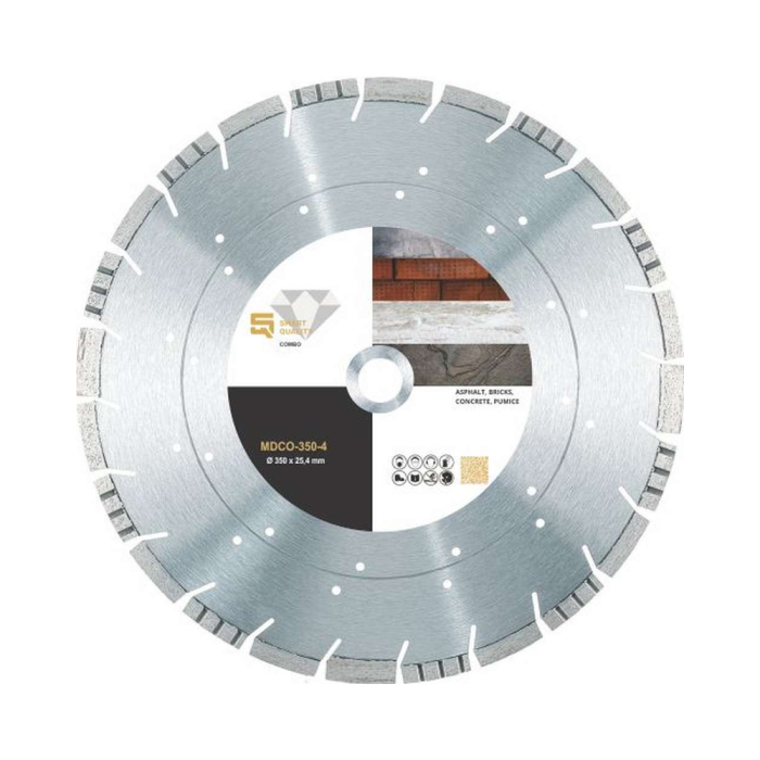 SQ - Disc diamantat Combo 400x25.4 pentru asfalt, beton vechi, granit [MDCO-400-4]