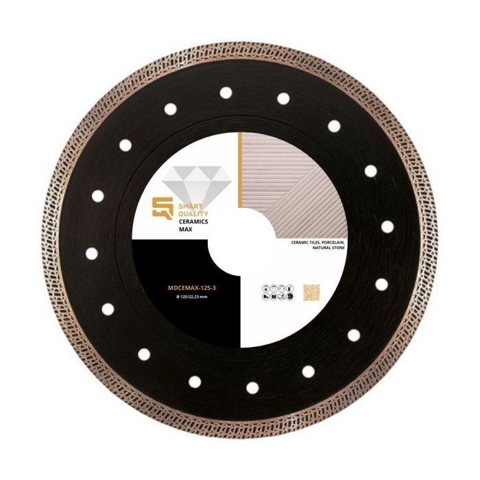 SQ - Disc diamantat CeramicsMAX 115x22,23mm pentru beton agregat, clincher [MDCEMAX-115-3]