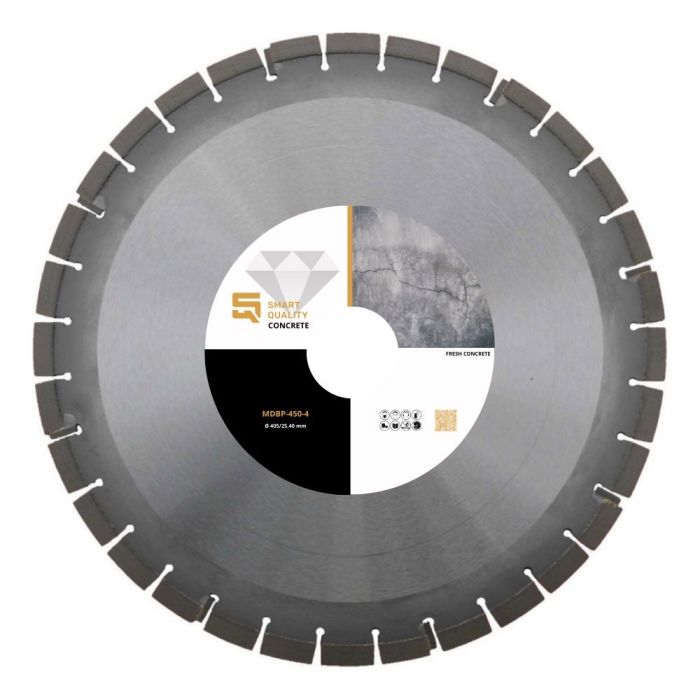 SQ - Disc diamantat Beton Proaspat 350x25,4mm pentru beton proaspat<24h [MDBP-350-4]