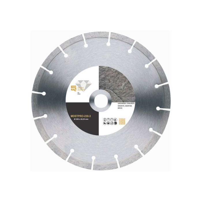 SQ - Disc diamantat STPRO 125x22.23mm pentru beton universal, caramida [MDSTPRO-125-3]