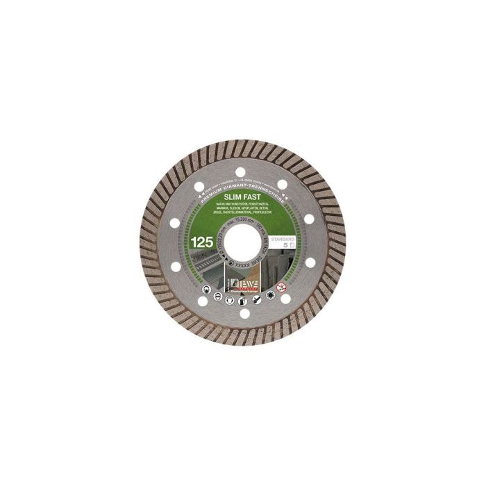 Diewe - Disc diamantat SlimFast, Ø125x22.23mm, debitare placi ceramice [SQ-10133]