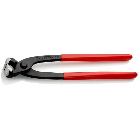 KNIPEX - Cleste pentru constructori cu manson plastic 250 mm, blister [9901250SB]