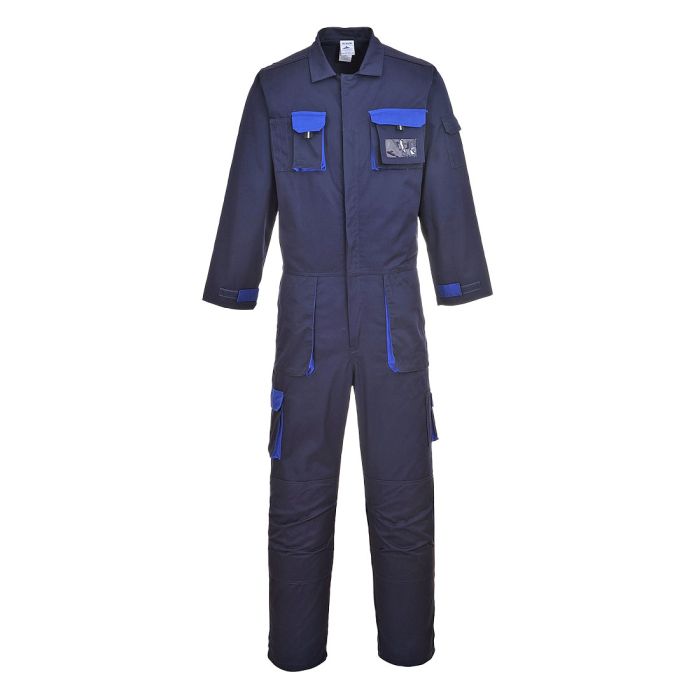 PORTWEST - Combinezon de protectie Texo Contrast, bleumarin, mas. XXL [TX15NAR-XXL]