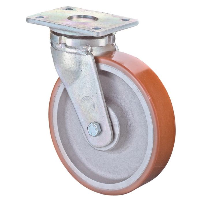 BS Rollen - Rola pivotanta 250/75mm rr100.b15 pl., turnat poliur, kl rr100.c10.251 [RR100.C10.251]