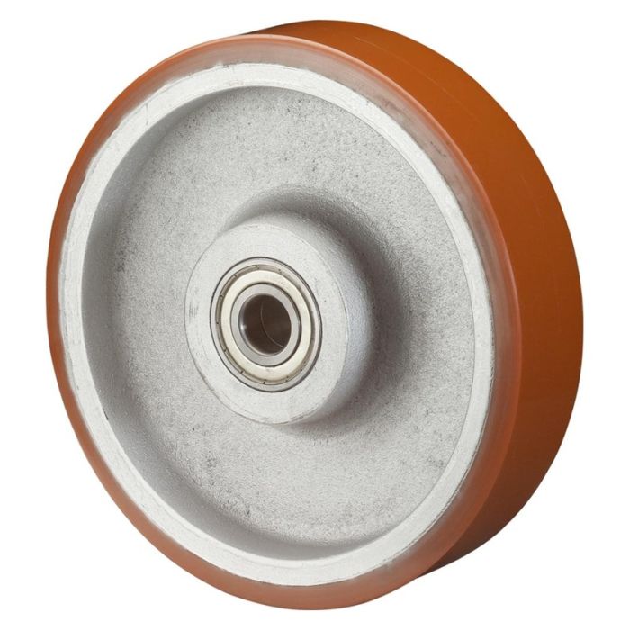 BS ROLLEN - Roata PU, 100mm, fonta, capacitate de incarcare 295kg [C10.105]