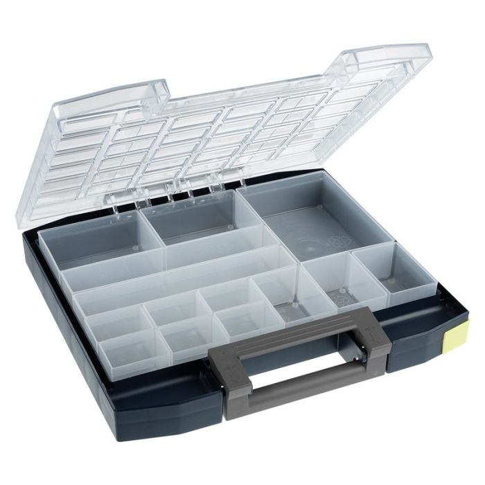 Raaco - Organizator plastic Boxxser 55, 6x6-14, albastru