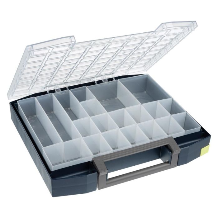 Raaco - Organizator plastic Boxxser 80, 8x8-20, albastru