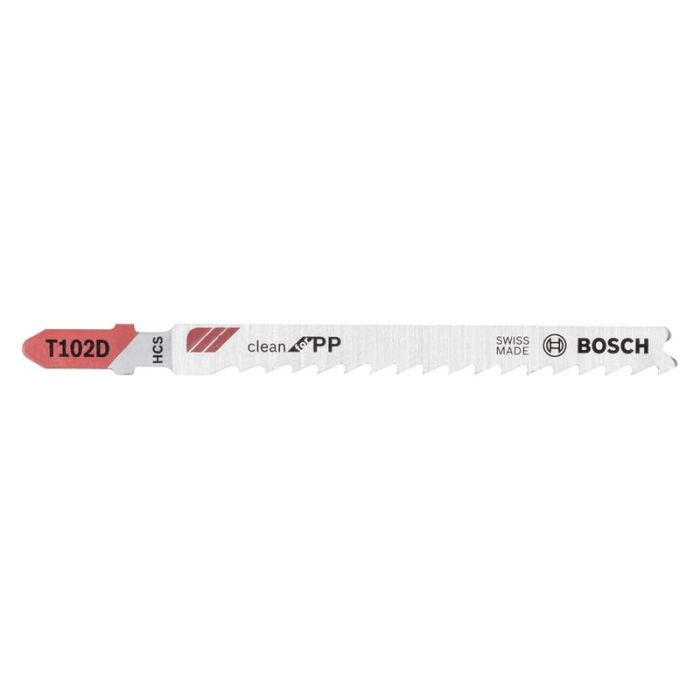 BOSCH - Panza fierastrau vertical pentru PP, T 102 D, 5 bucati [2608667443]