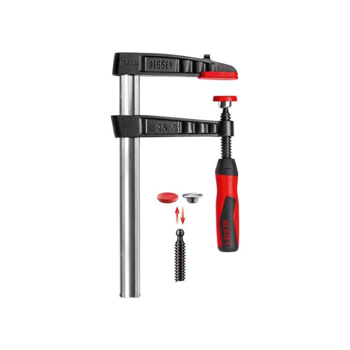 Bessey - Storcator de suruburi fonta maleabila cu maner bicomponent 300x140mm / 32x10mm bessey [TG30-2K]