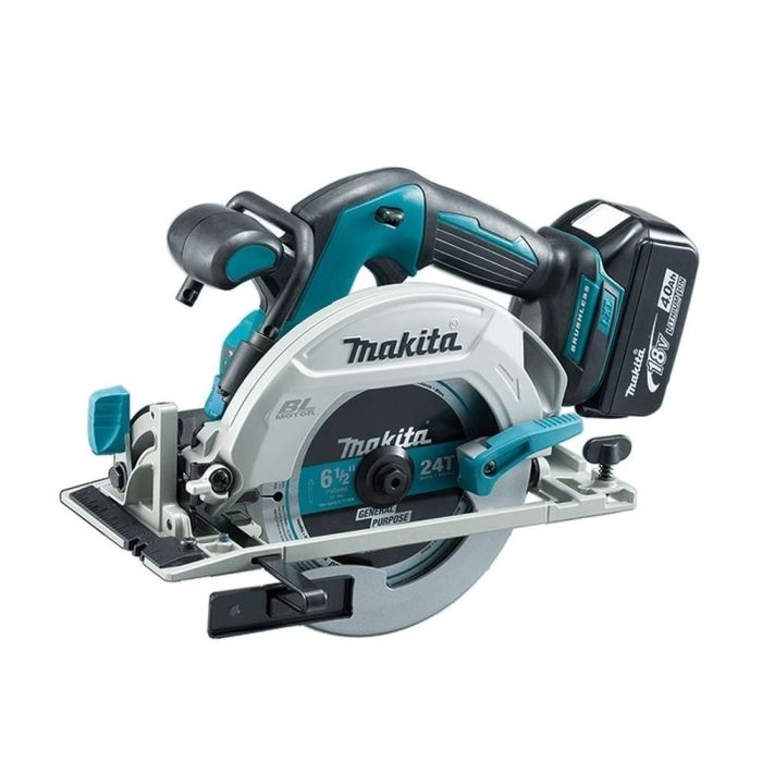 Makita - Fierastrau circular 165mm cu acumulator Li-Ion 18V 2x5.0Ah, incarcator DC18RC, Makpac3 [DHS680RTJ]