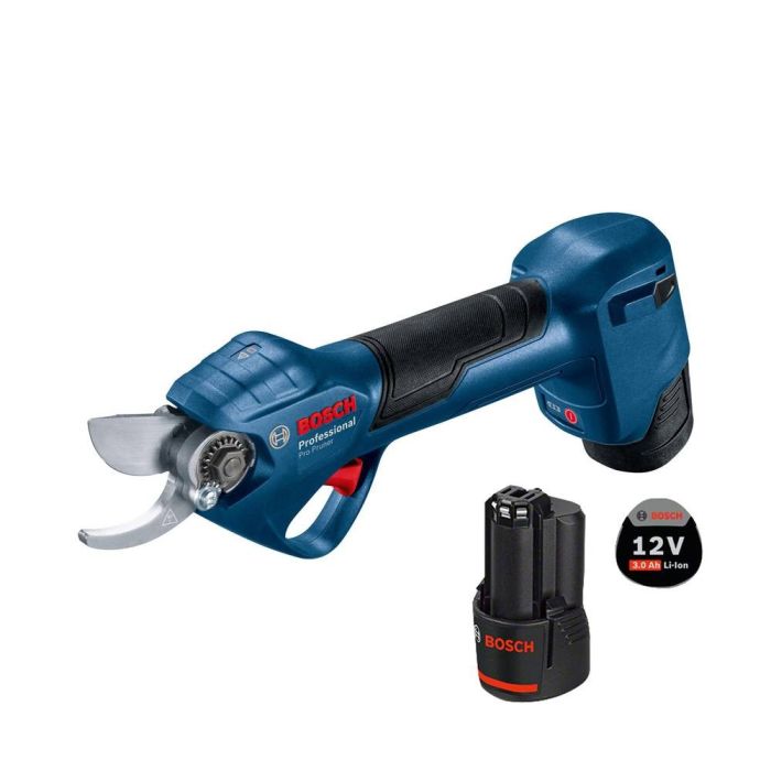 BOSCH - Foarfeca de gradina 25mm Pro Pruner, cu acumulator Li-Ion 12V 2x3.0Ah, incarcator GAL 12V - 20 [06019K1021]