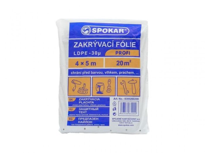 Spokar - Folie de protectie LDPE 4x5m constructii [581074]