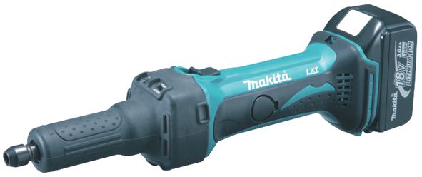 Makita - Polizor drept cu acumulator Li-ion 18V 2x3.0Ah 38mm [DGD800RFE]