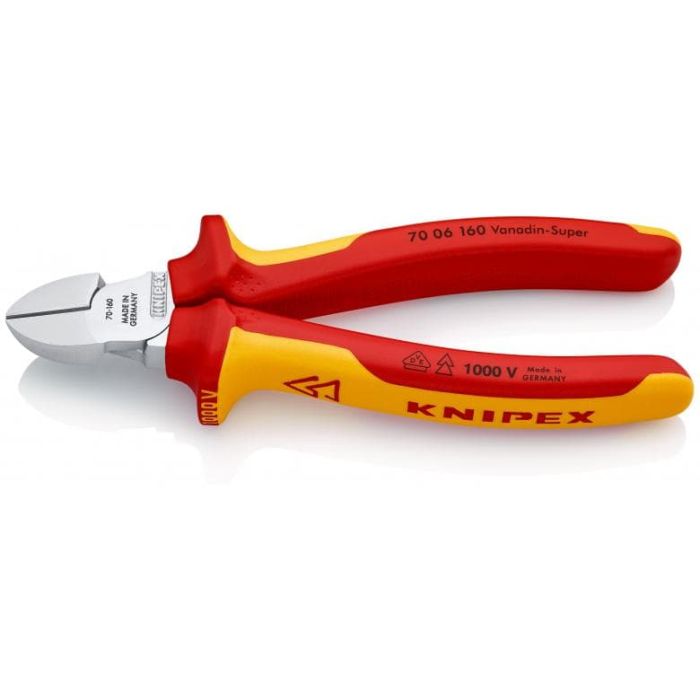 KNIPEX - Cleste pentru taiat lateral (sfic) 160 mm VDE [7006160]