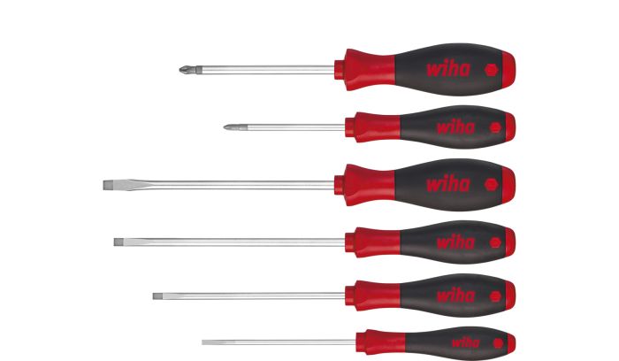 Wiha - Set surubelnite, SoftFinish, drepte si Philips, 6 piese