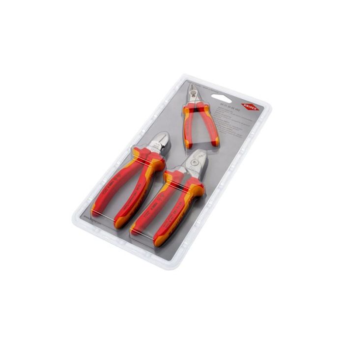 KNIPEX - Set clesti pentru taiat cabluri VDE 3 bucati [003130BKV02]