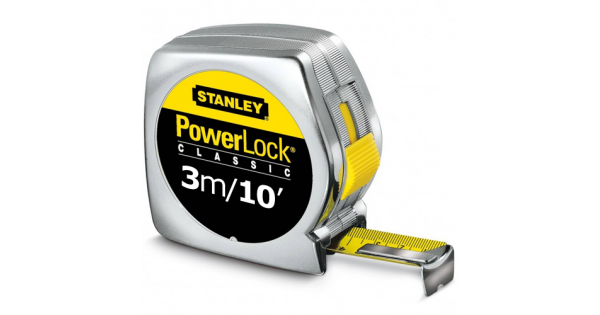 STANLEY - Ruleta PowerLock 3m cu marcaj metric-imperial [0-33-203]