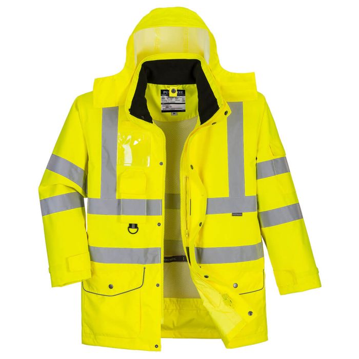 PORTWEST - Jacheta 7 in 1 Traffic HI-VIS, galben, mas. 6XL [S427YER-6XL]