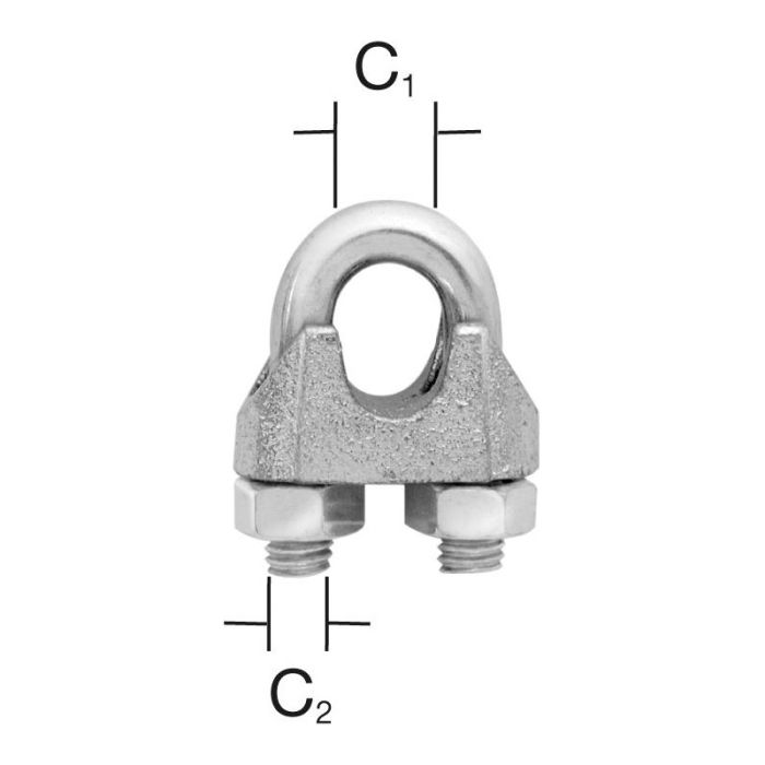 Vormann - Brida pentru cablu 6mm, 2 bucati