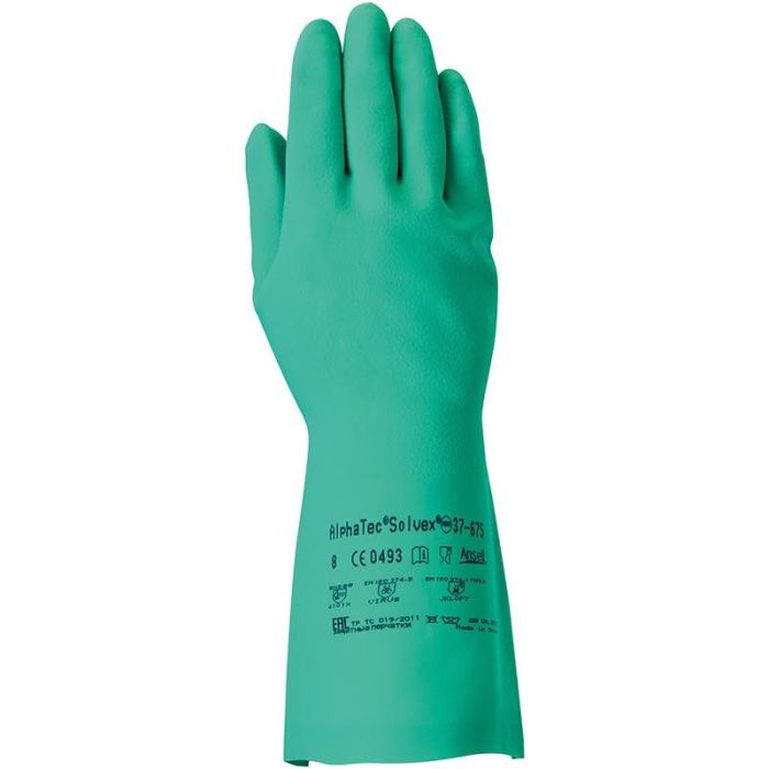 Ansell - Manusi AlphaTec Solvex 37-675, 330 mm, verde, mas. 11 [37-675/11]