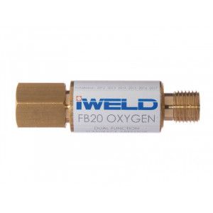 iWELD - Opritor de flacara pentru reductor FB20 G1/4" oxigen [51128FB2RO]