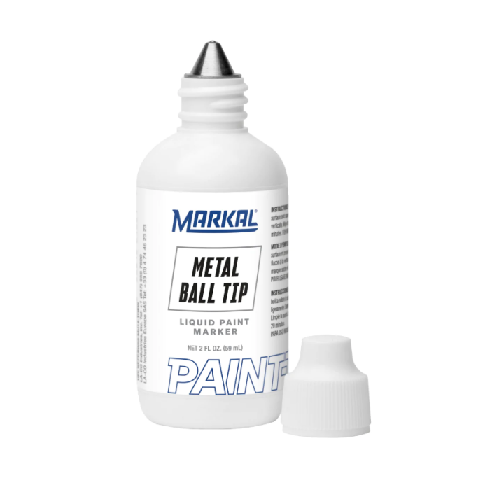 Markal - Marker ball paint alb [84620]