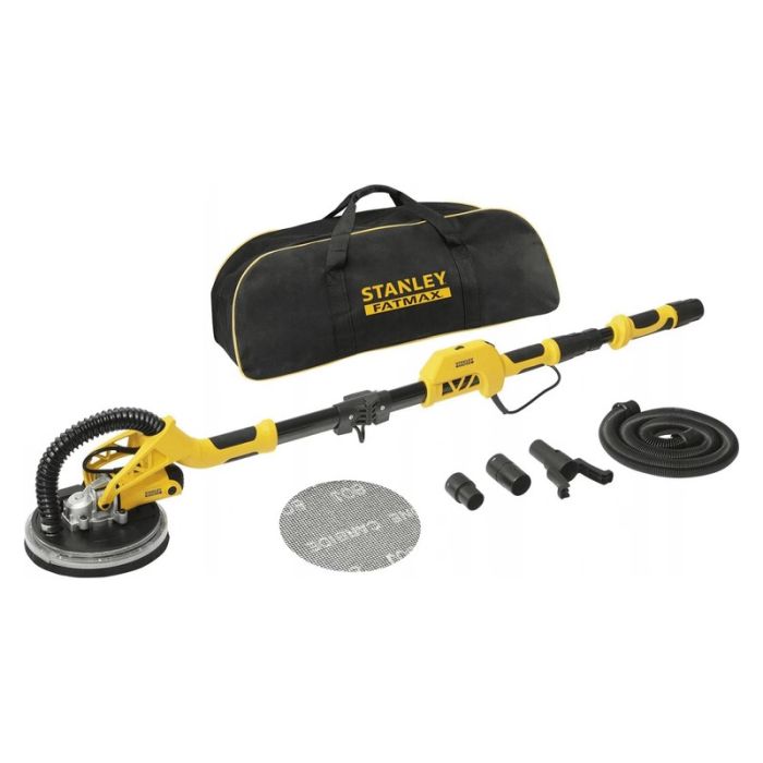 STANLEY - Slefuitor de pereti FatMax, 750W, 2 viteze, 600-1700 rot/min, soft start, lumina led, geanta textila [SFMEE500S-QS]